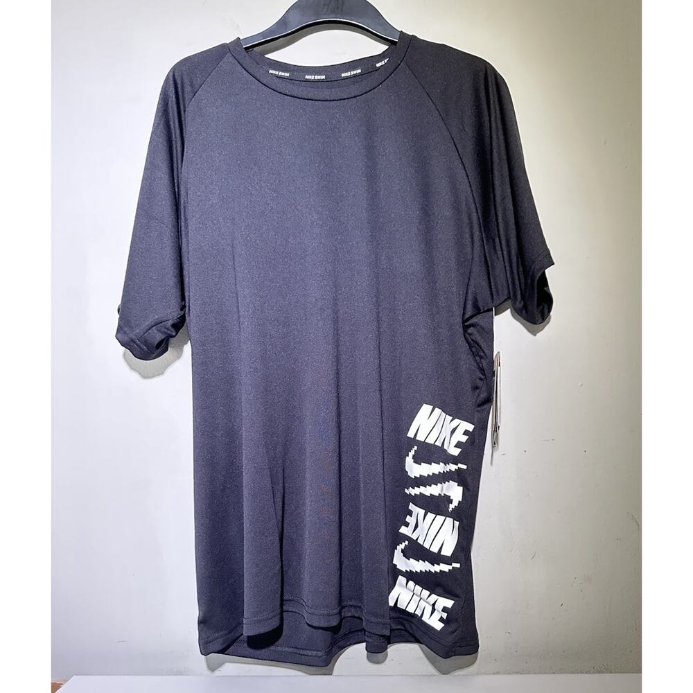 NEW - NIKE Men's Logo Dri-FIT Hydroguard Short Sleeve T-Shirt : XL